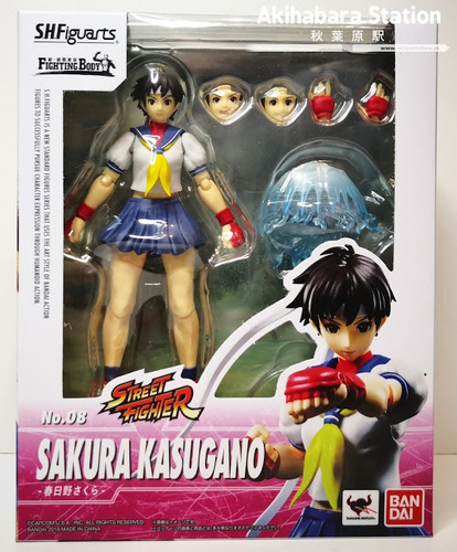 Figura De Street Fighter V - Sakura Kasugano - Shfiguart