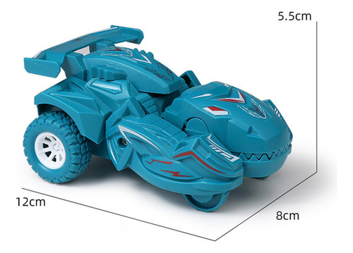 Dinosaurio Que Transforma Un Automóvil, Deformación Realista