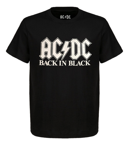 Ac/dc Back In Black Camiseta Playera Hombre Toxic 2