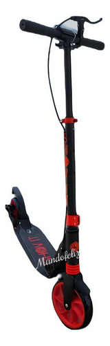 Scooter Urbano Niño Joven Adolesente Scoter Plegable Color Negro Azul Rojo