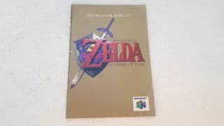 Manual Zelda Ocarina Of Time Original Nintendo 64 N64 Usa