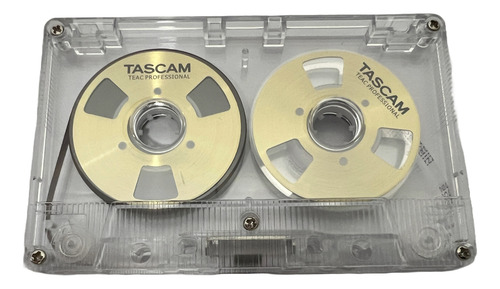Fita Cassete Carretel Tascam Profissional Dourada Nova 46m Dourado