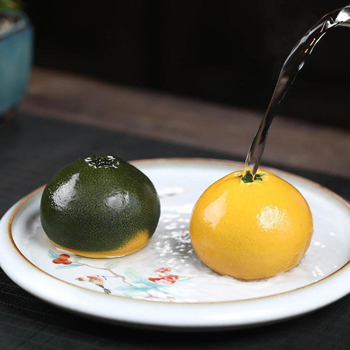 Figura De Mascota De Té Que Cambia De Color, Bandejas De