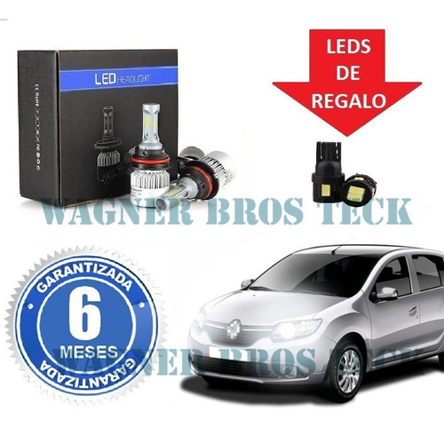 Kit Luces Led Cree H7 O H1 Renault Logan 16.000 Lms Promo