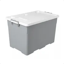 Comprar Caja Organizadora De Juguetes Baúl Plástico Con Ruedas 75 Lt