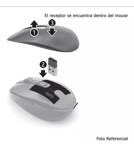 Teclado Mouse Inalámbrico K06 2.4g Interfaz Usb