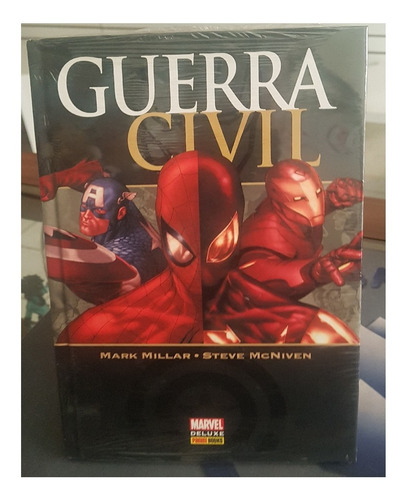 Marvel Deluxe Guerra Civil Panini Books Livro Vingadores