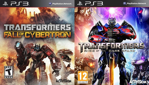 Transformers Fall Of Cybertron + Rise Of Dark Spark ~ Ps3 