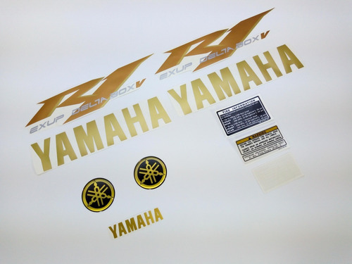 Adesivo Compatível Yamaha R1 Preta Sp Limited Edition R105pl Cor ADESIVO EMBLEMA GRÁFICO R1