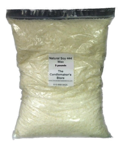 Cera De Soya Natural 444: Bolsa De 5 Libras De Golden B...