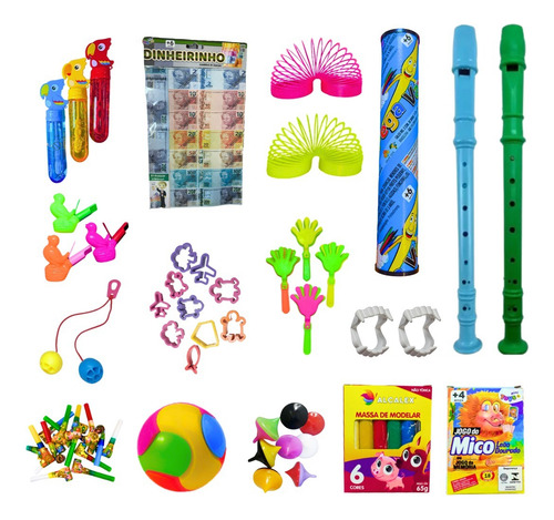 Kit 60 Prenda Festa Junina Brinquedos Doação Brinde Crianças
