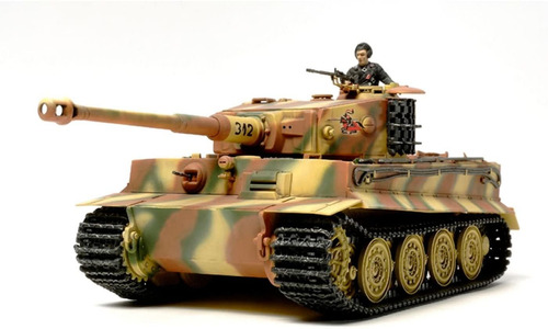 Modelo De Tanque Tamiya Models Tm32575 Alemán Tiger I
