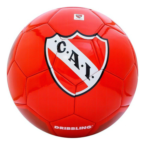 Pelota Futbol Nº5 Pvc Foam Brillante Independiente Oficial