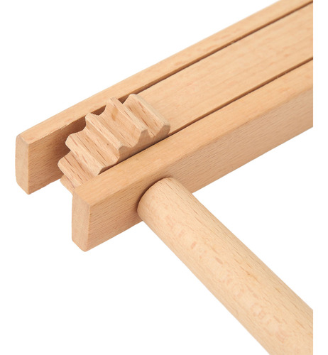 Sonajero Ratchet Noise Maker De Madera Para Hacer Ruido Con