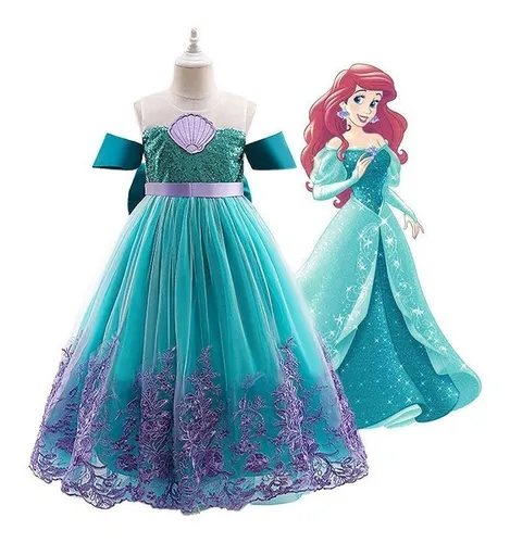 Ariel con su vestido hotsell