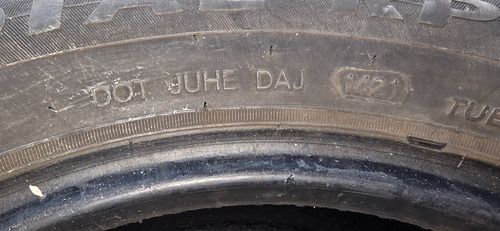 Pneu Passeio 195/60r15 Dunlop 88v Sport Fm800 V (Usado)