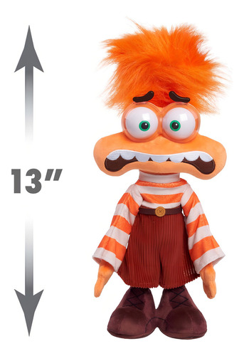 Inside Out 2 Peluche De Ansiedad Electrónico Intensamente Naranja