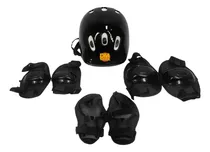 Comprar Kit Proteção Para Patins Com Capacete Joelheira Cotoveleira