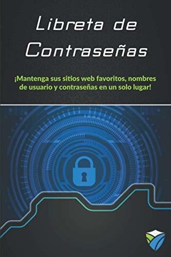 Libro : Libreta De Contraseñas Mantenga Sus Sitios Web... 