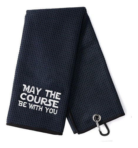 Dyjybmy May The Course Be With You Funny Golf Towel, Towels 