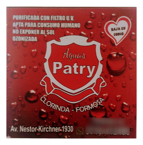 Etiquetas Bidon O Botella 8x8 Cm Impresion Uv X 500 Unid.