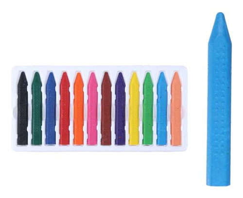 Lápices De Cera Para Niños Crayones 12 Pcs