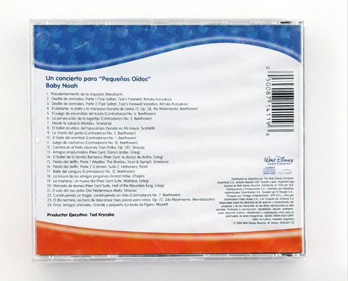 Imagen 2 de 3 de Cd Sellado Nuevo Musica Bebes Baby Einstein