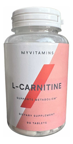 L- Carnitina Soporte My Vitamins 90tabs Sabor Sin Sabor