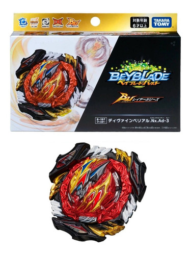 Imagen 1 de 2 de Beyblade Burst Bu Divine Belial B-197 Takara Tomy