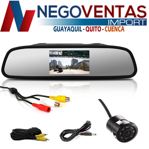 Pantalla Retrovisor Tipo Espejo Con Camara De Retro