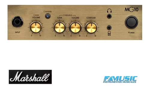 Amplificador para Guitarra Eléctrica - Marshall MG10GOLD