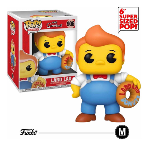 Funko Pop! The Simpsons - Lard Lad (chico Dona ) #906 6 