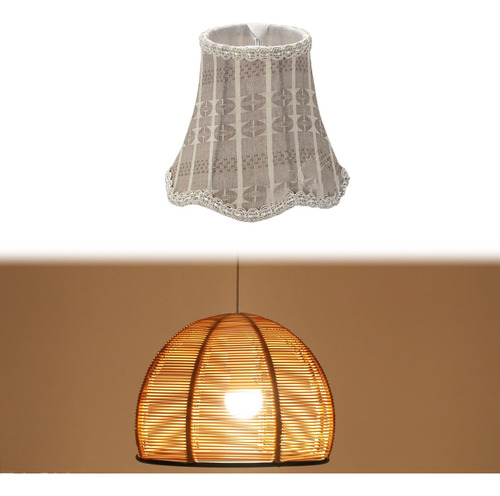 Accesorio De Cubierta De Lámpara Colgante De Tela Estilo B