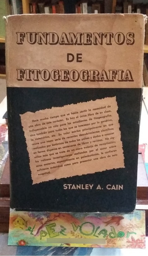 Fundamentos De Fitogeografía - Cain, Sanley A.