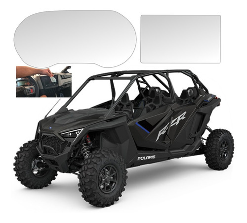 Protector Mica Pantalla Cluster Polaris Rzr Pro Xp 2021-2023