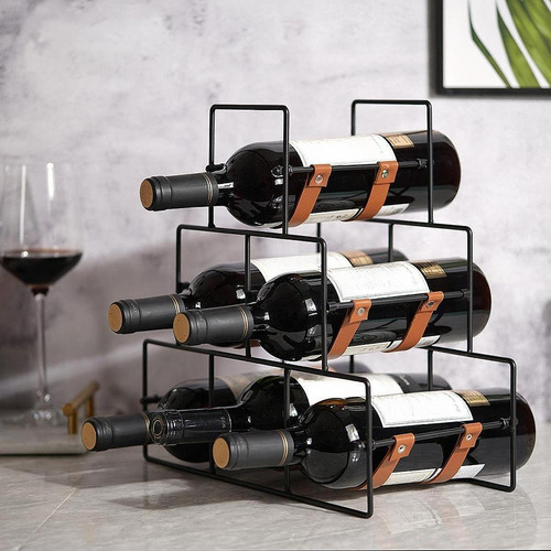 Soporte De Vinos De Mesa Establecedor De Estantes De