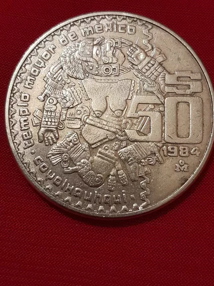Moneda De $50 Pesos  Del Año 1984  De Colección.