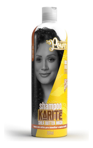  Shampoo Karité Shea Butter Wash 315ml - Soul Power