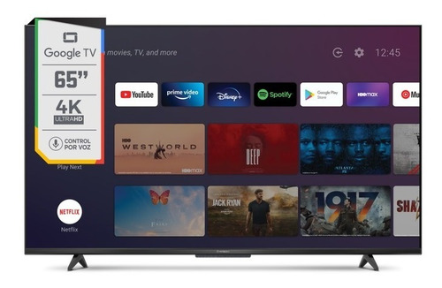 Imagen 1 de 4 de Smart Tv 65 4k Hitachi Le654ksmart24 Android Tv Nuevo Gtia