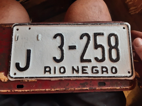 Matricula Rio Negro 3 258 Conf Repintada Con