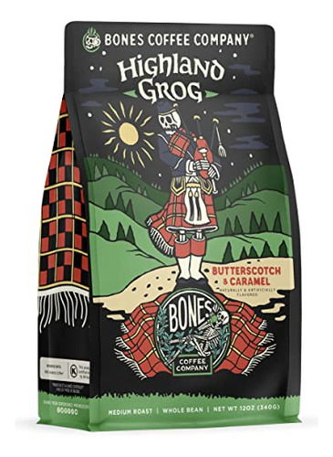 Cafe De Grano  Bones Coffee Company Highland Grog Sabor Gran