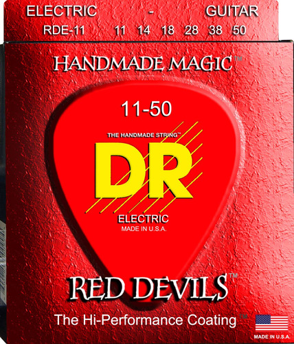 Dr Strings Rojo Devils Extra-life Revestido Electrico 11 50