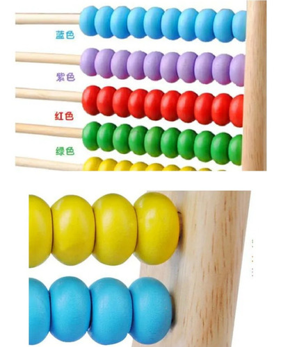 Juego Didáctico Para Niños Abaco Aprendizaje Matemático
