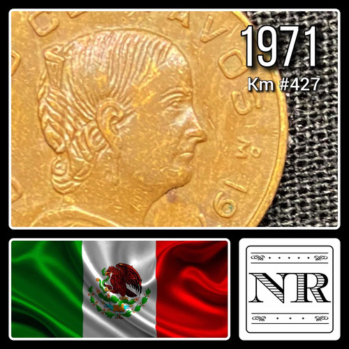México - 5 Centavos - Año 1971 - Km #427 - Ortiz - Reducida