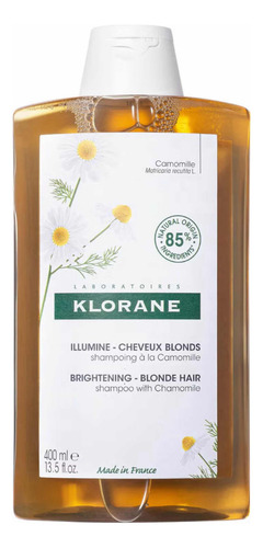Klorane Manzanilla Reflejos Rubios Shampoo 400 Ml