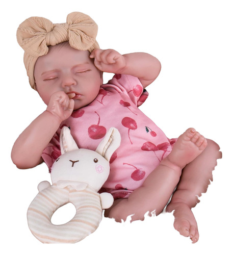 Muñeca Reborn Cereza Aori 50 Cm Con Accesorios