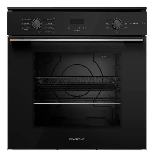 Forno De Embutir Eletrico 84 Litros Com Air Fryer Pro Preto