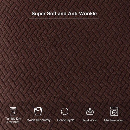 Fundas Para Silla De Comedor Color Chocolate, 4 Piezas
