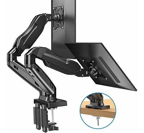 Soporte De Monitor Dual Huanuo - Soporte De Escritorio Ajust