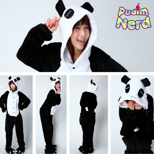 Panda Pijama Macacão Kigurumi - Pronta Entrega